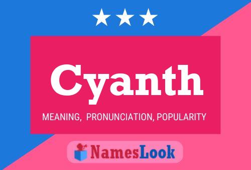 Cyanth Name Poster