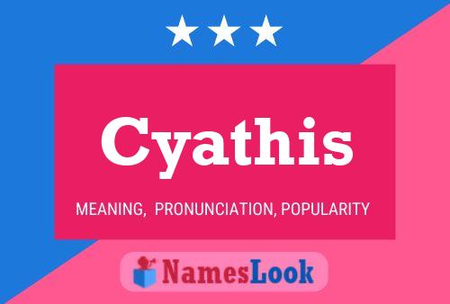 Cyathis Name Poster