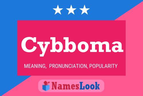 Cybboma Name Poster