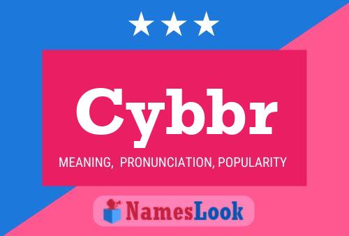 Cybbr Name Poster