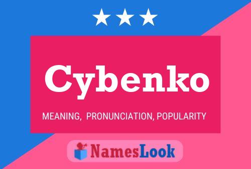 Cybenko Name Poster