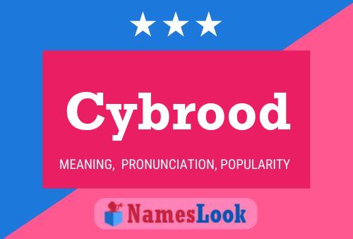 Cybrood Name Poster