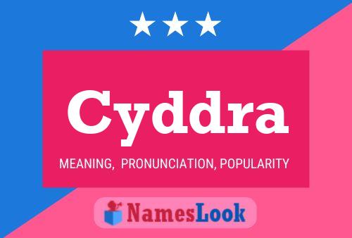 Cyddra Name Poster