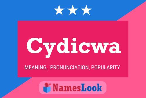 Cydicwa Name Poster