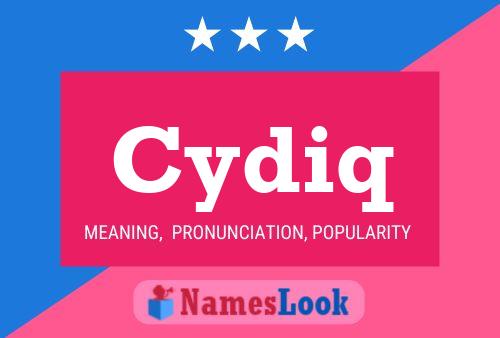 Cydiq Name Poster