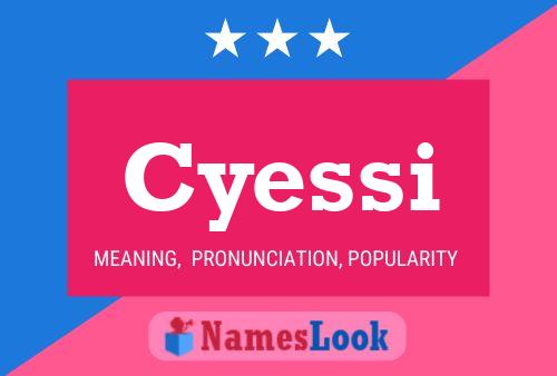 Cyessi Name Poster