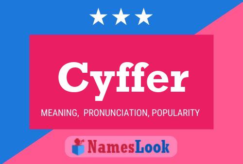 Cyffer Name Poster