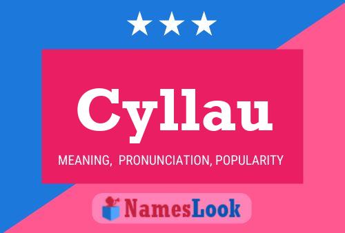 Cyllau Name Poster