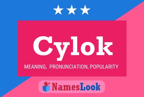 Cylok Name Poster