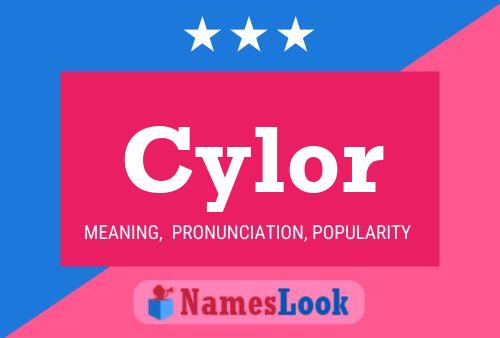 Cylor Name Poster