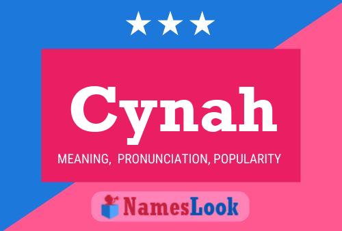 Cynah Name Poster