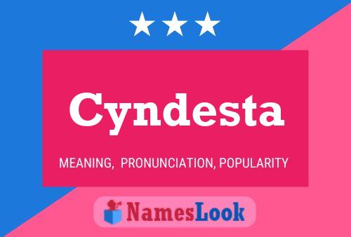 Cyndesta Name Poster