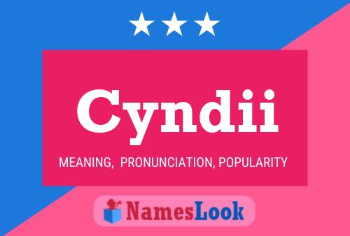 Cyndii Name Poster