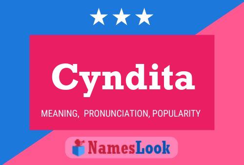 Cyndita Name Poster