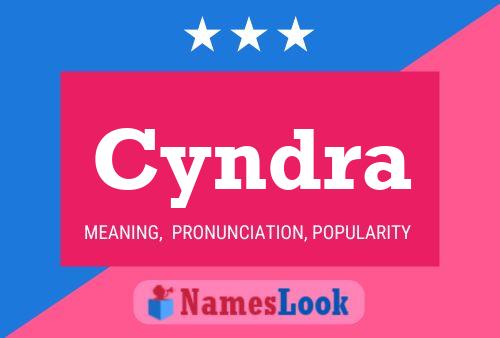 Cyndra Name Poster