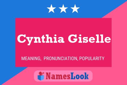 Cynthia Giselle Name Poster