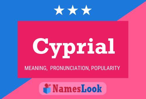 Cyprial Name Poster