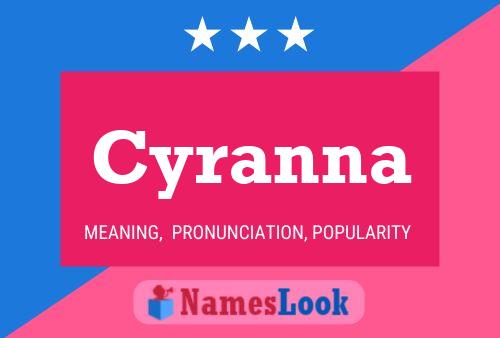 Cyranna Name Poster