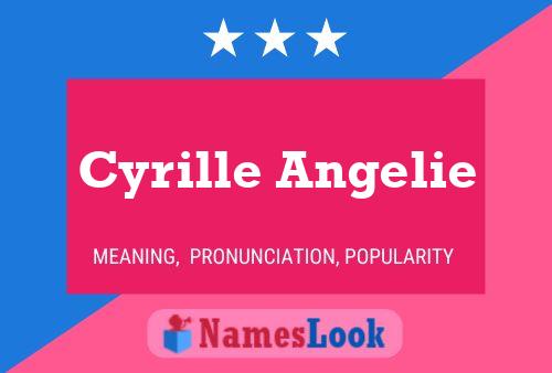 Cyrille Angelie Name Poster