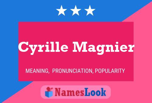 Cyrille Magnier Name Poster