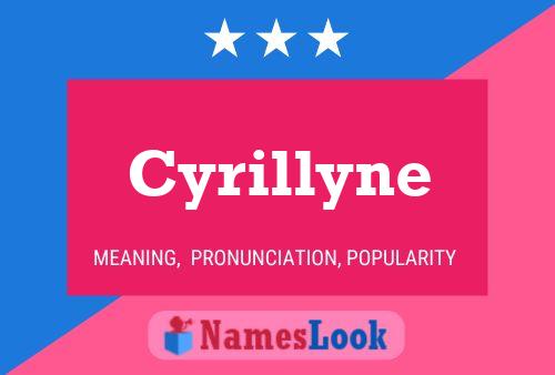 Cyrillyne Name Poster