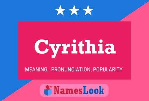 Cyrithia Name Poster