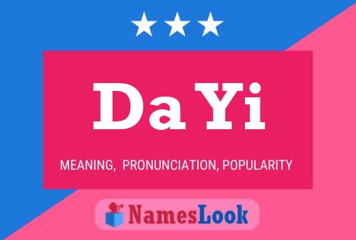 Da Yi Name Poster