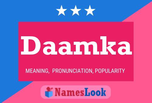 Daamka Name Poster