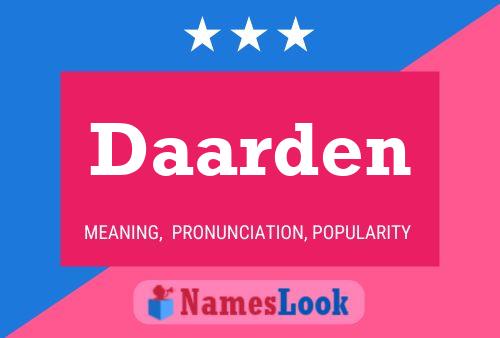 Daarden Name Poster