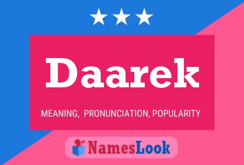 Daarek Name Poster