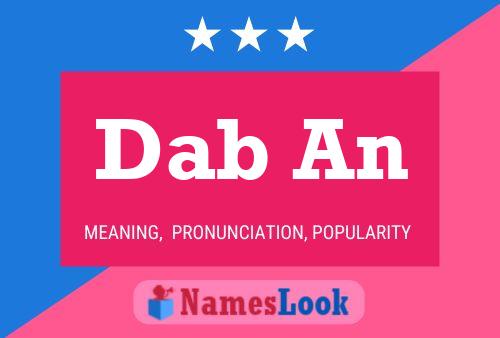 Dab An Name Poster