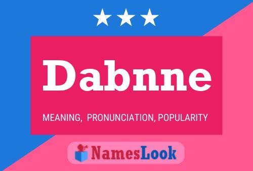 Dabnne Name Poster