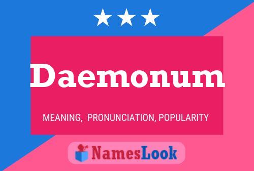 Daemonum Name Poster