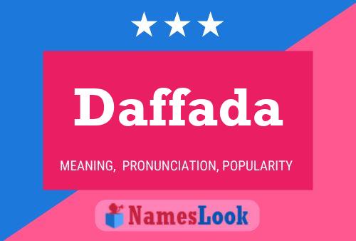 Daffada Name Poster