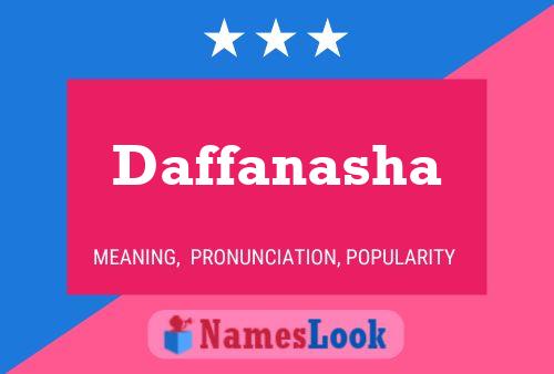 Daffanasha Name Poster