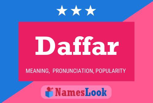 Daffar Name Poster