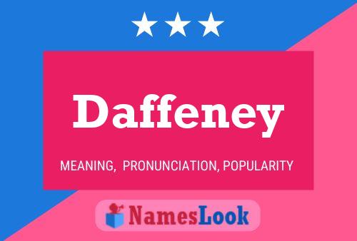 Daffeney Name Poster