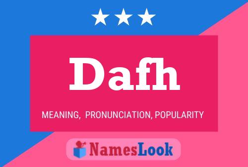 Dafh Name Poster