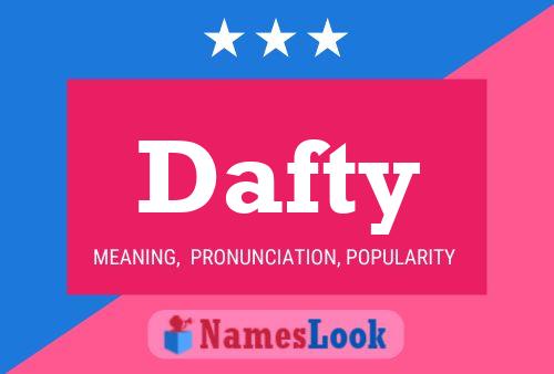 Dafty Name Poster