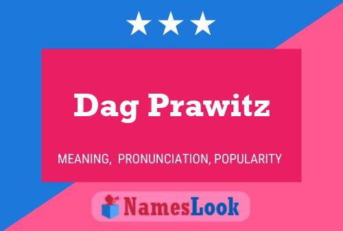 Dag Prawitz Name Poster