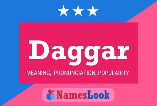 Daggar Name Poster