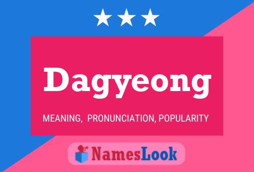 Dagyeong Name Poster