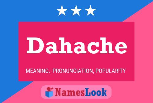 Dahache Name Poster