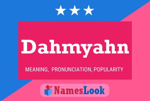 Dahmyahn Name Poster