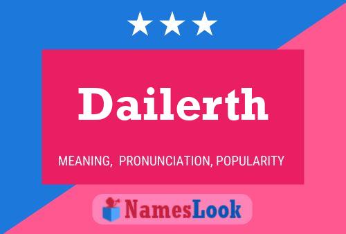 Dailerth Name Poster