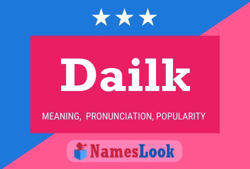 Dailk Name Poster