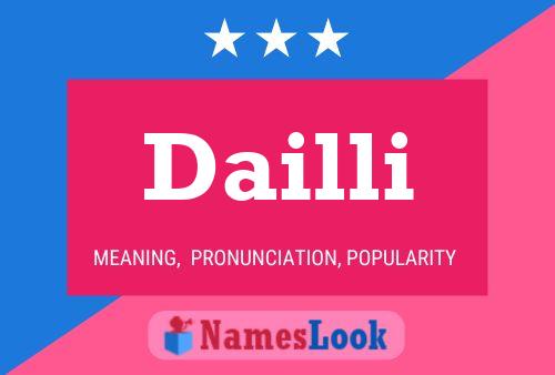 Dailli Name Poster