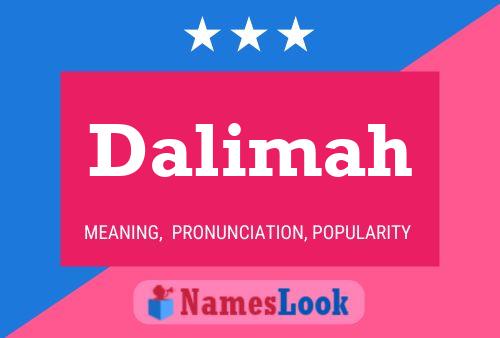 Dalimah Name Poster