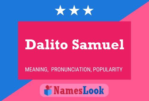 Dalito Samuel Name Poster