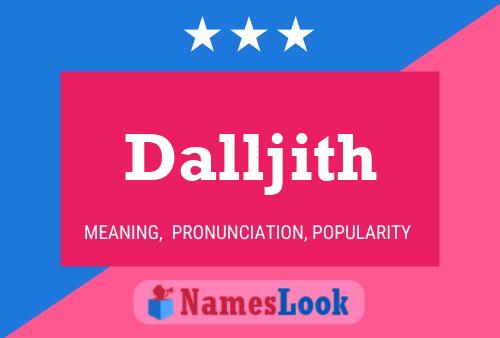 Dalljith Name Poster